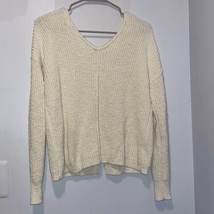 Knitted button down sweater